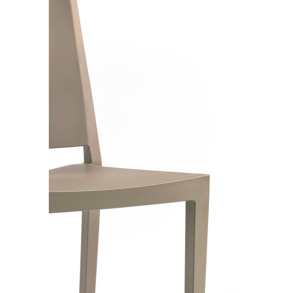 Pelēks plastmasas dārza krēsls Mosk – Rojaplast-image-4