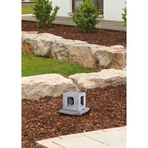 Āra gaismeklis (augstums 17 cm) Garden socket – Trio-image-1