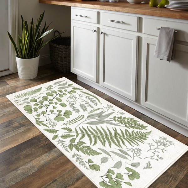 Paklājs Oyo Concept Leaves, 80 x 200 cm-image-1