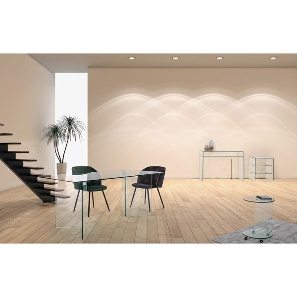 Stikla sānu galdiņš 40x50 cm Iride – Bizzotto-image-4