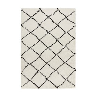 Bēšs un melns paklājs Mint Rugs Hash, 80 x 150 cm