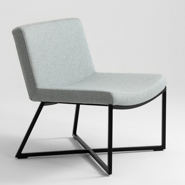 Gaiši zils krēsls Custom Form Zero-image-1