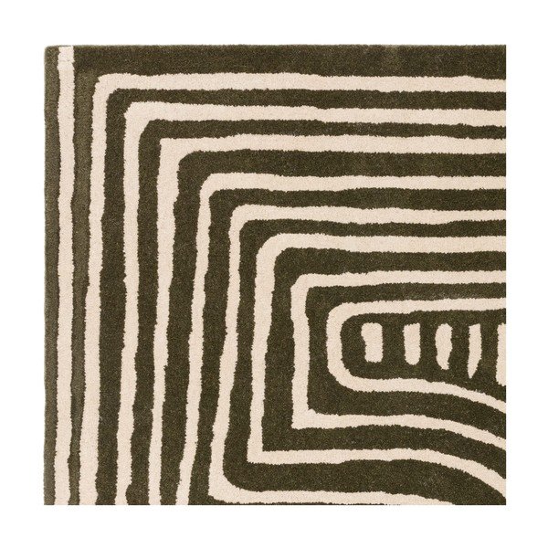 Zaļš ar rokām darināts vilnas paklājs 120x170 cm Reef – Asiatic Carpets-image-4