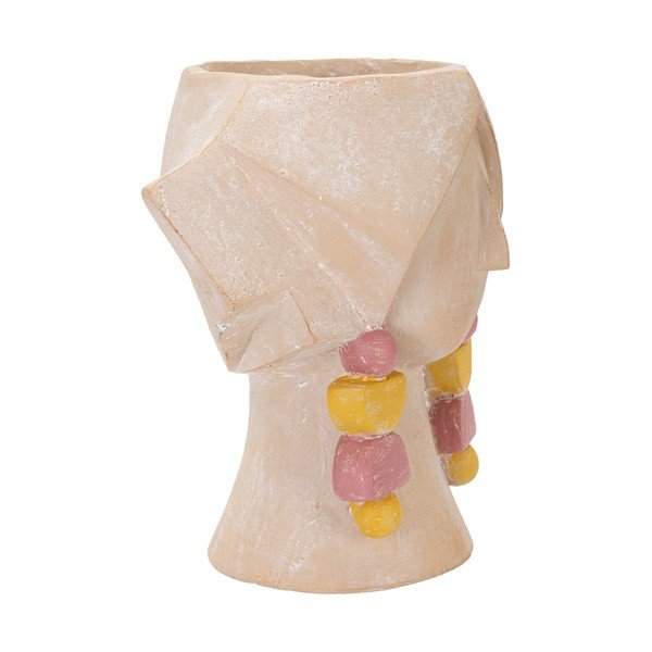 Bēša polirezīna vāze 27 cm Elegant – Mauro Ferretti-image-4