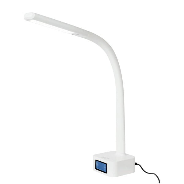 Balta galda lampa ar LED apgaismojumu SULION Nise