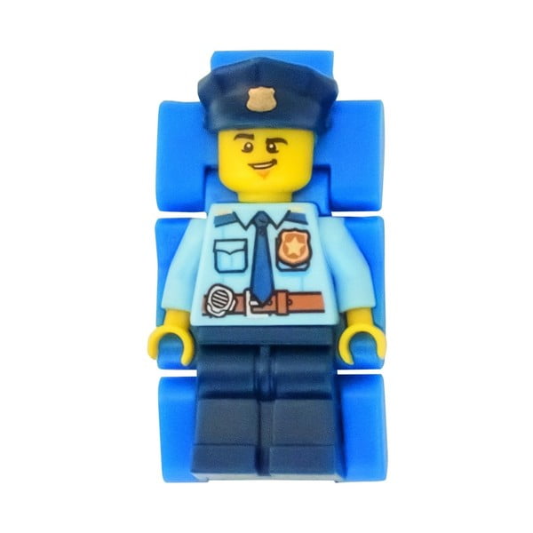 Bērnu pulkstenis ar LEGO® City policista figūriņu-image-3