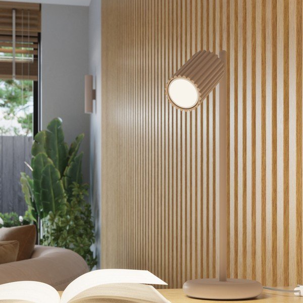 Pelēkbrūna metāla piekaramā lampa ø 19,5 cm Gleam – Sollux-image-3