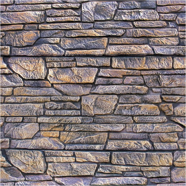 Sienas uzlīme Ambiance Sienas uzlīme Materiāli Stone Facing of Torrerdam, 40 x 40 cm