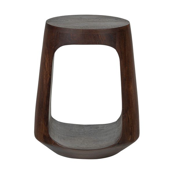 Mango masīvkoka apaļš sānu galdiņš ø 33 cm Bayo – WOOOD