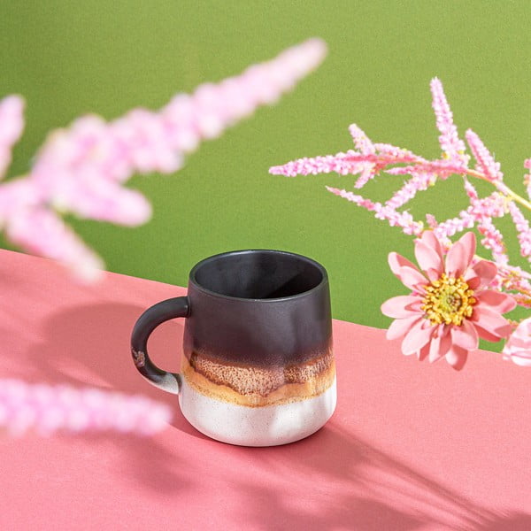 Melna māla krūze 360 ml Mojave – Sass & Belle-image-2