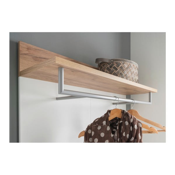 Balts/dabīga toņa sienas pakaramais ar ozolkoka imitāciju Topix – Germania-image-3