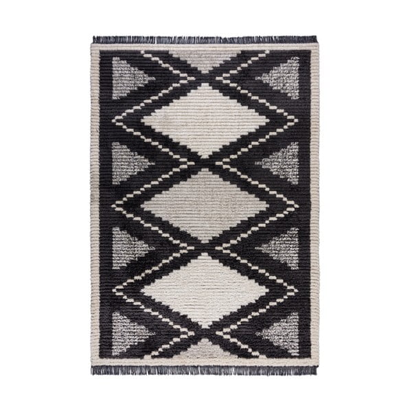 Pelēks paklājs 230x160 cm Domino Zaid Berber – Flair Rugs