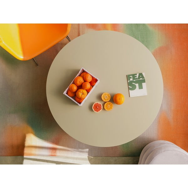 Balts apaļš žurnālgaldiņš ø 100 cm Pausa – Really Nice Things-image-3