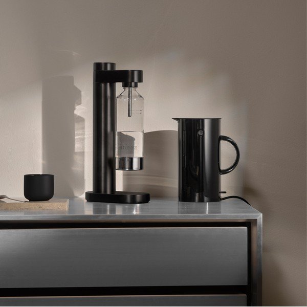 Melna nerūsējošā tērauda virtuves tehnika Brus – Stelton-image-1