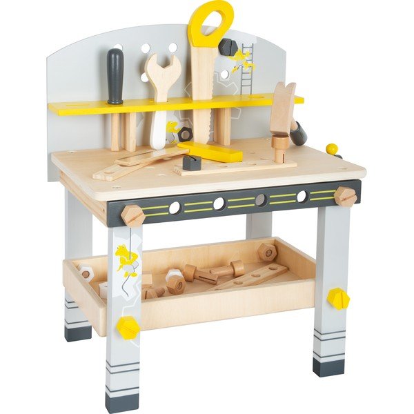 Bērnu koka darba galds ar instrumentiem Legler Mini-image-2