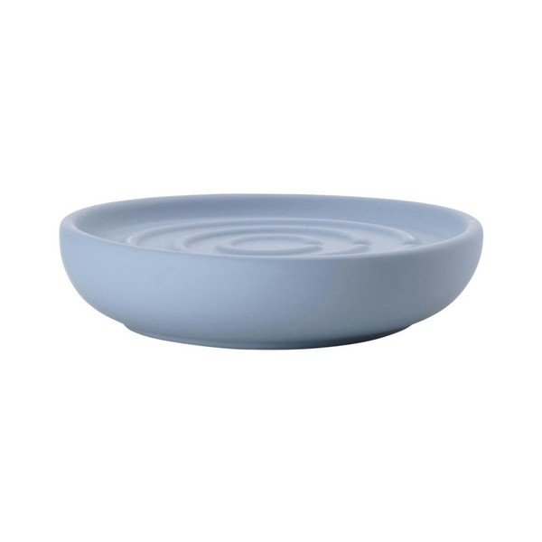 Zils porcelāna vannas istabas ziepju trauks Zone Blue Fog