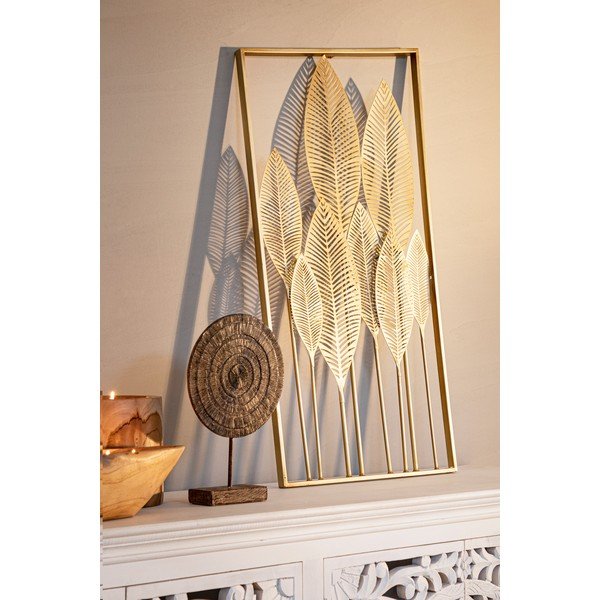 Metāla sienas dekors 52,5x95 cm Adhira – Bizzotto-image-2