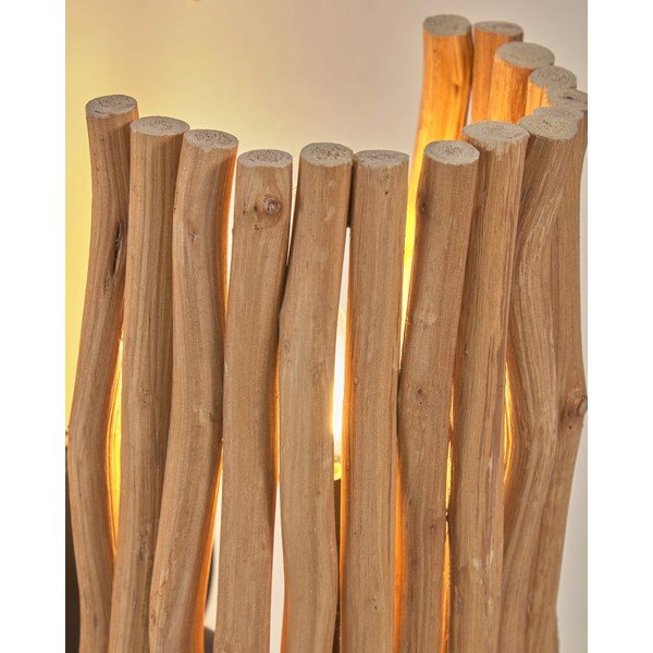 Dabīga toņa sienas lampa Crescencia – Kave Home-image-1