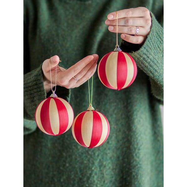 Ziemassvētku eglītes bumbiņas (3 gab.) ø 8 cm Wynn – Bloomingville-image-2