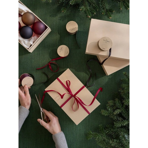 Stikla pūstas Ziemassvētku eglītes bumbiņas (2 gab.) ø 9 cm Juhla – Blomus-image-1