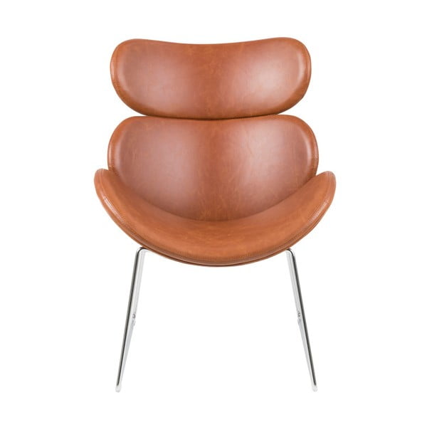 Brūns mākslīgās ādas krēsls Actona Cazar-image-2