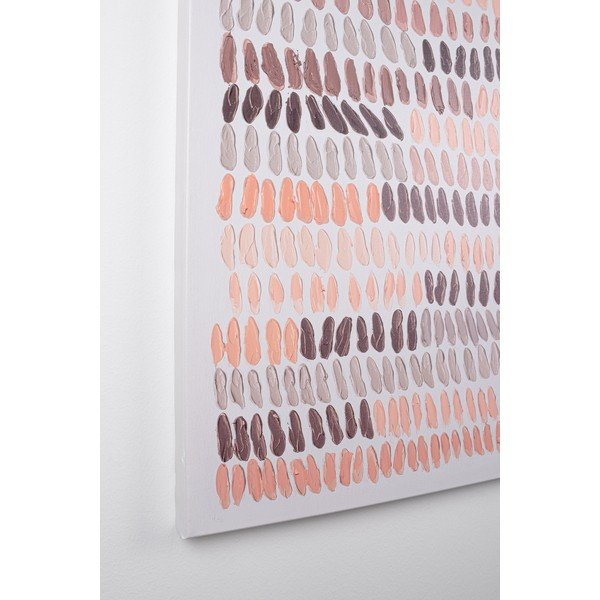 Glezna ar rokām krāsotiem elementiem ar rāmi/uz audekla 90x120 cm Naska – Bizzotto-image-1