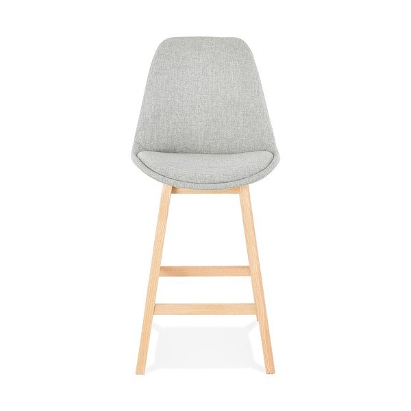 Pelēks bāra krēsls Kokoon QOOP Mini, sēdekļa augstums 65 cm-image-3