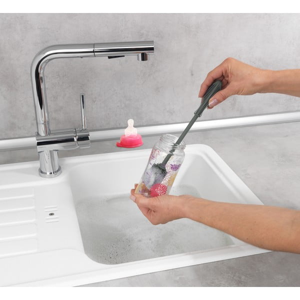 Pelēka trauku birste Wenko Sia, garums 25 cm-image-1