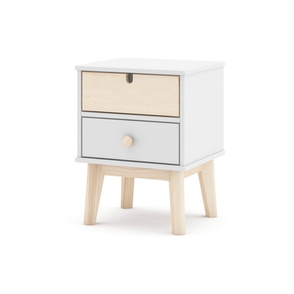 Balts bērnu naktsskapītis Estefania – Marckeric-image-3