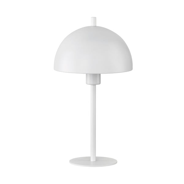 Balta galda lampa ar metāla abažūru (augstums 33,5 cm) Kia – Fischer & Honsel