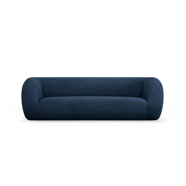 Zils dīvāns no buklē auduma 230 cm Essen – Cosmopolitan Design