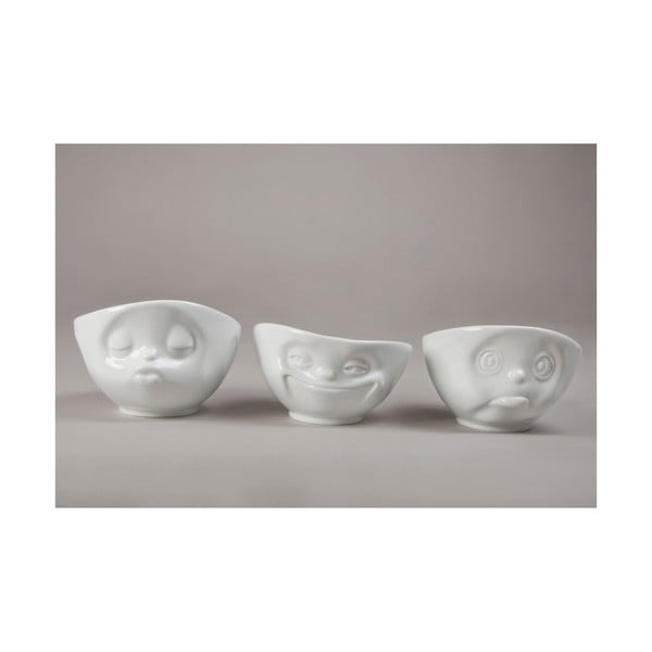 Balta porcelāna bļoda 58products Happy-image-2