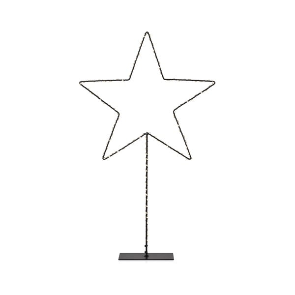 Melns gaismas dekors ar Ziemassvētku motīvu ø 30 cm Alpha – Markslöjd