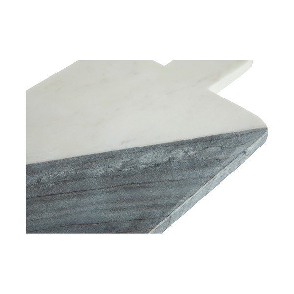 Balts ar pelēku marmora servēšanas dēlis Premier Housewares Paddle-image-3