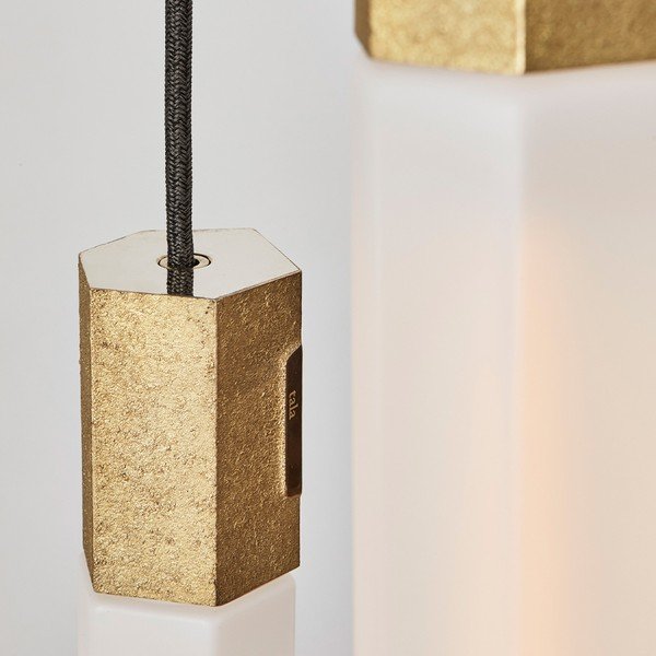Zelta krāsas piekaramā lampa ar regulējamu spilgtumu ø 6 cm Basalt – tala-image-3