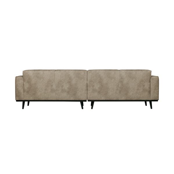 Pelēks dīvāns no ādas imitācijas BePureHome Statement, 280 cm-image-2