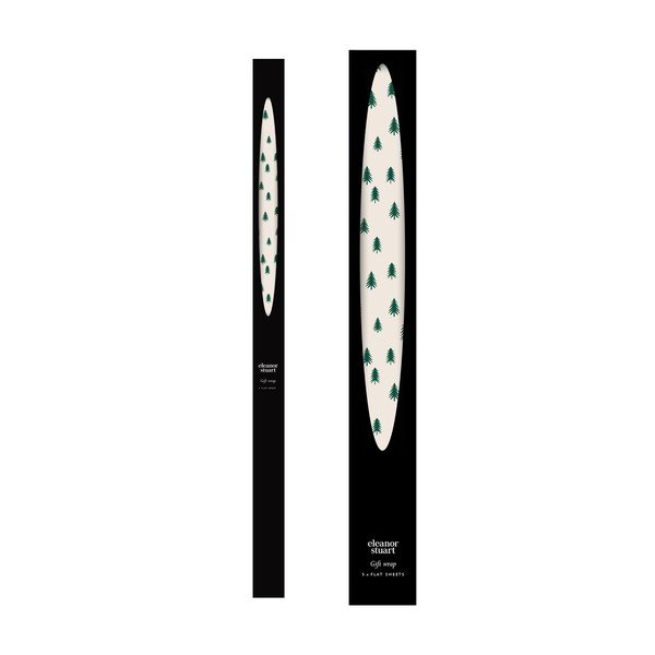 5 dāvanu papīra loksnes eleanor stuart Christmas Trees, 50 x 70 cm-image-3