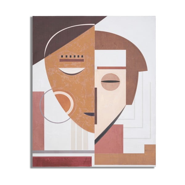Ar rokām gleznota glezna 80x100 cm Ethnic Face – Mauro Ferretti