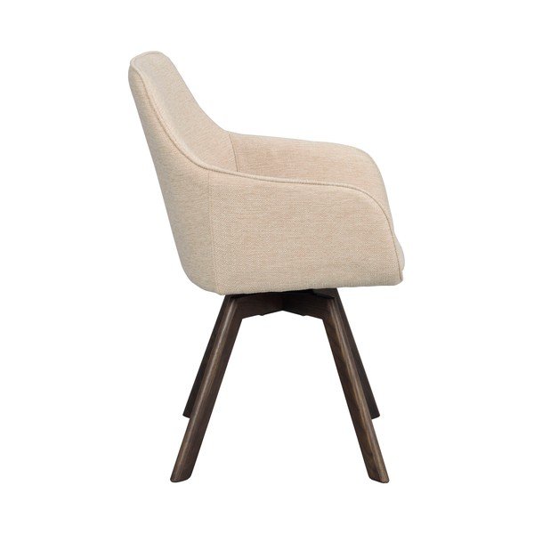 Bēši polsterēti ēdamistabas krēsli (2 gab.) Alison – Rowico-image-2