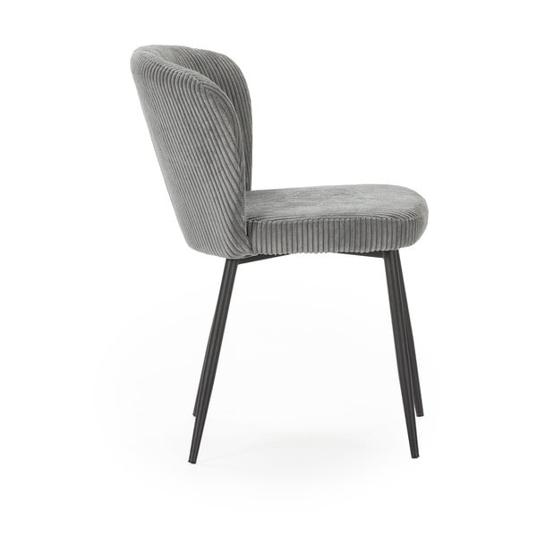 Pelēki velveta pusdienu krēsli (4 gab.) Megan – Marckeric-image-3