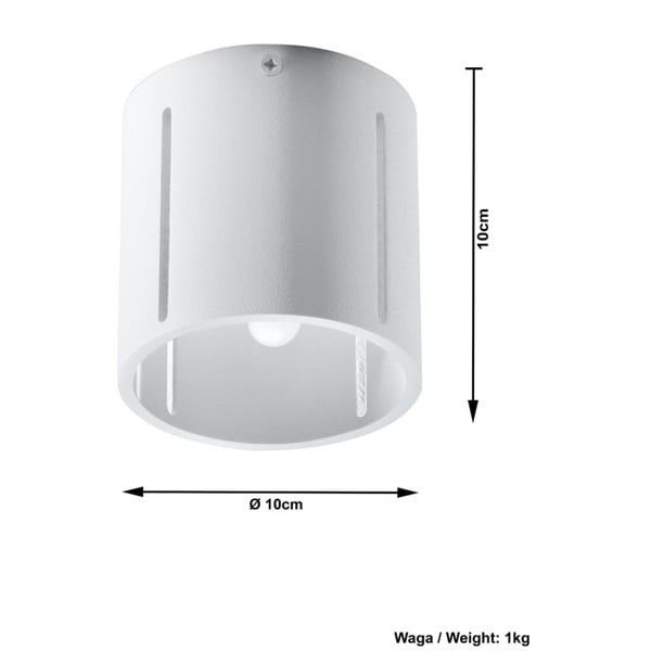 Balta griestu lampa Sollux Vulco-image-3