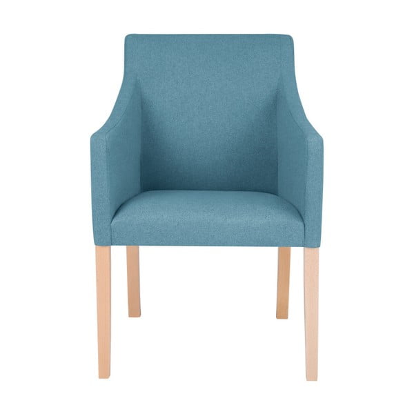 Gaiši zils krēsls ar atzveltnēm Micadoni Home Matteo