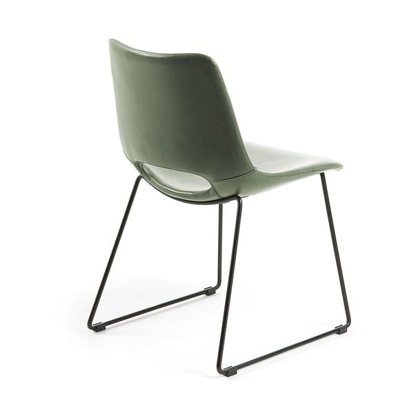 Zaļš ēdamistabas krēsls Kave Home Zahara-image-3