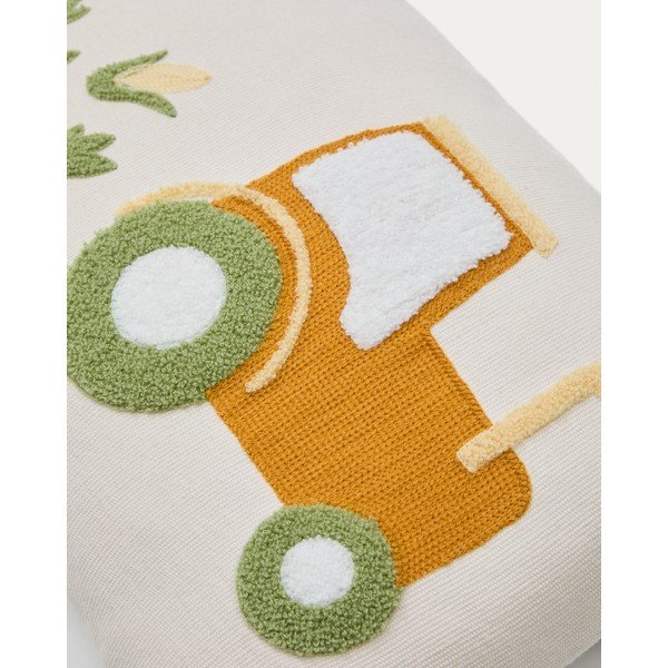 Kokvilnas bērnu spilvendrāna 30x50 cm Pecky – Kave Home-image-3