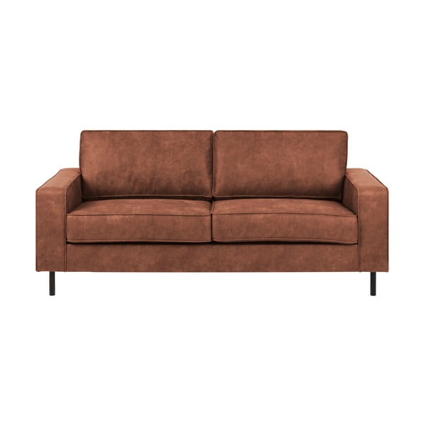 Brūns mākslīgās ādas dīvāns Actona Jesolo, 193 cm