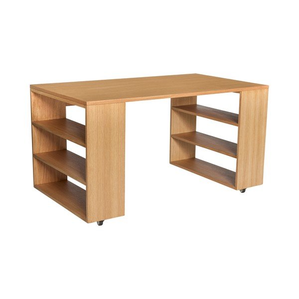 Darba galds ar ozolkoka imitāciju 80x140 cm Utility – Hübsch