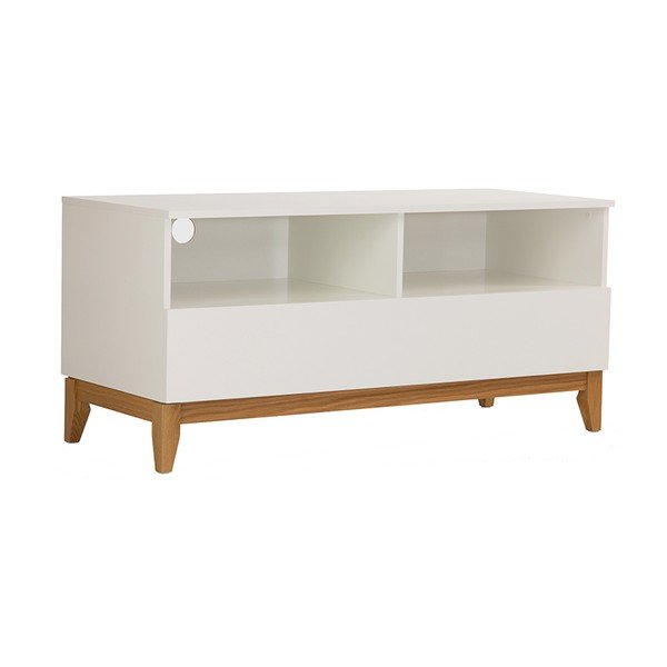 Balts TV galdiņš Woodman Blanco-image-3