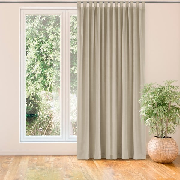 Krēmkrāsas aizkars 200x300 cm Vila – Homede-image-1