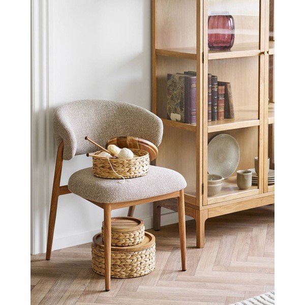 Uzglabāšanas grozi (3 gab.) no ūdens hiacintes ø 30x15 cm Botofte – House Nordic-image-1