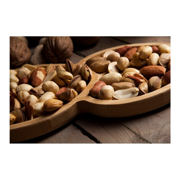 Bambusa servēšanas paplāte sirds formā Bambum Amor-image-2